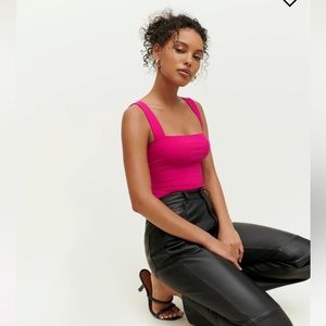 Reformation Hot Pink tank